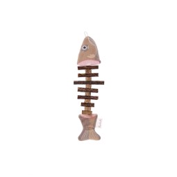 Jouet interactif en forme d'arête de poisson Matatabi pour chat - Matatabi et polyester - 28 x 9 x 2,5 cm