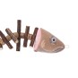 Jouet interactif en forme d'arête de poisson Matatabi pour chat - Matatabi et polyester - 28 x 9 x 2,5 cm