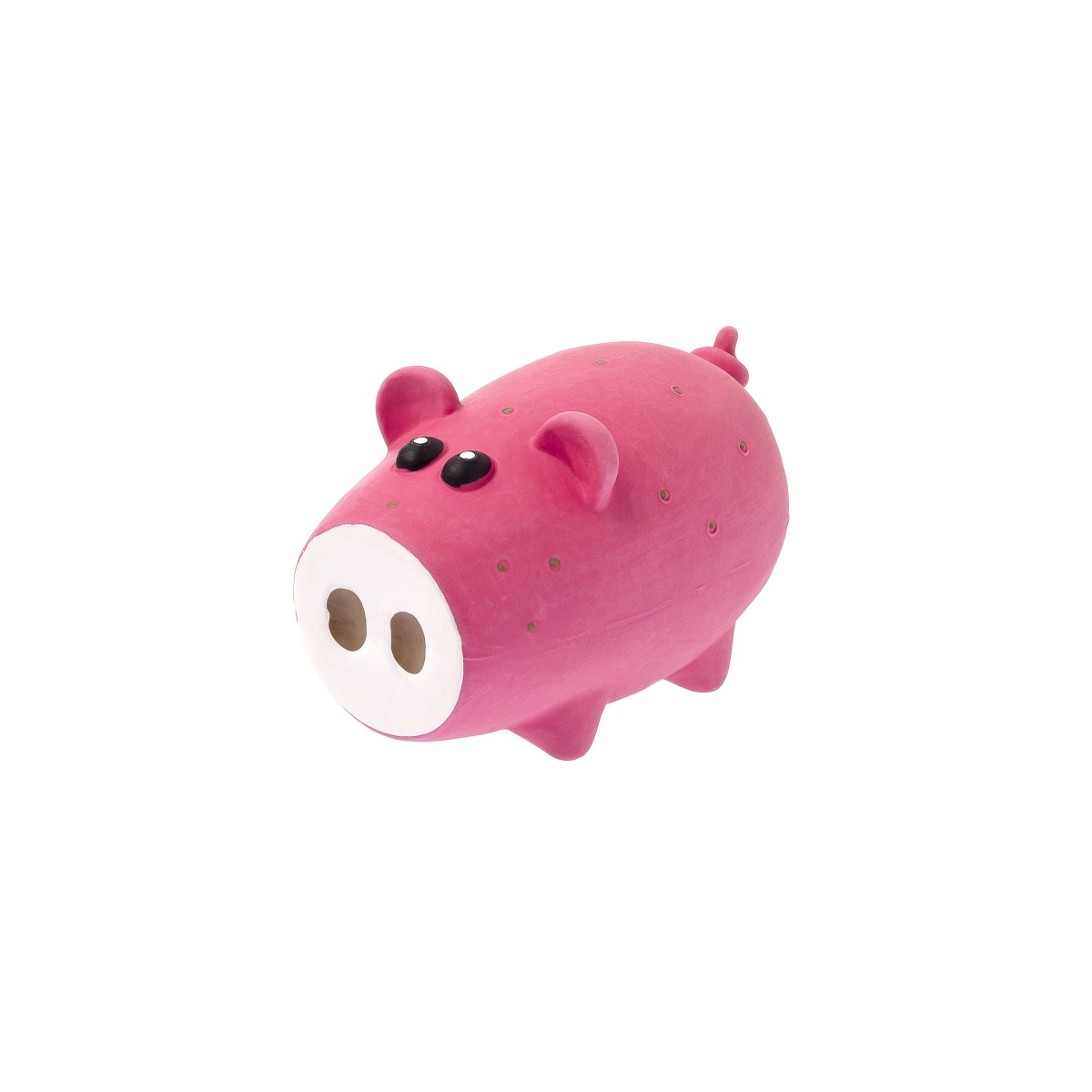 Fluo Latex Piglets - Jouet couineur coloré à mâcher - Latex résistant - 13 x 8 x 9 cm