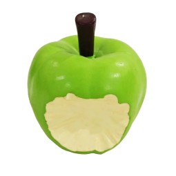 Pommes en latex - Jouet à mâcher amusant et couineur - Latex durable - 19 x 11 x 10 cm