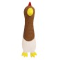 Canard et poule en latex - Jouet couineur amusant à mâcher - Latex durable - 19 x 11 x 10 cm