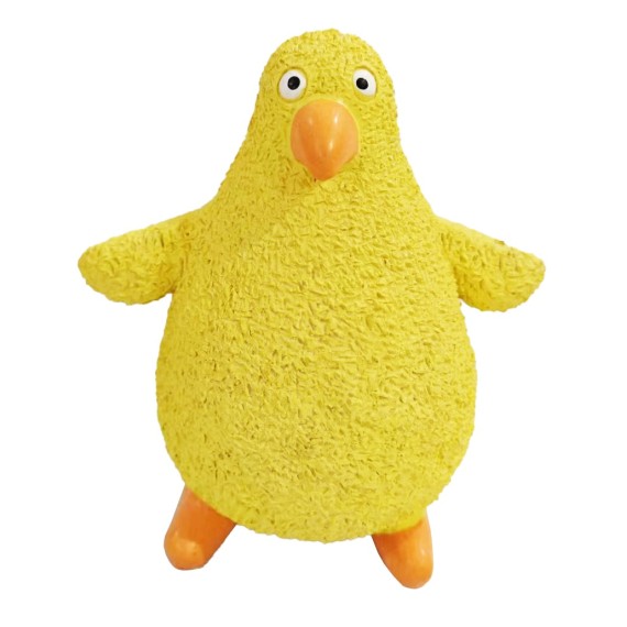 Fruits et poulet en latex - Jouet à mâcher couineur amusant - Latex durable - 13 x 5 x 5 cm