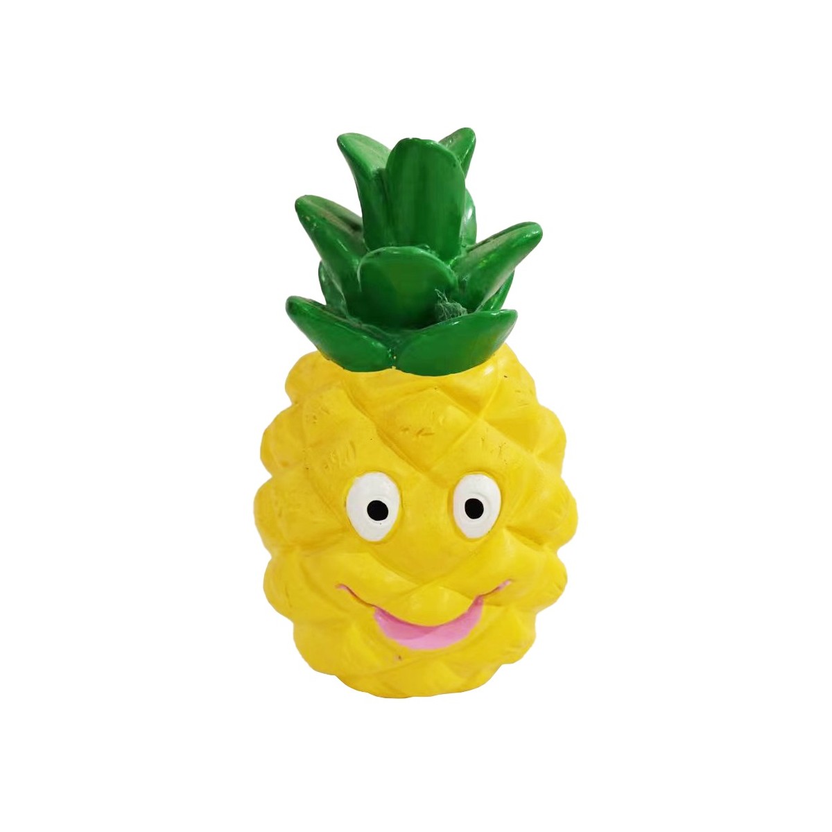 Latex Sucré et Épicé - Jouet à mâcher amusant - Variantes Ananas et Piment - Latex durable - 15 x 6 x 6 cm