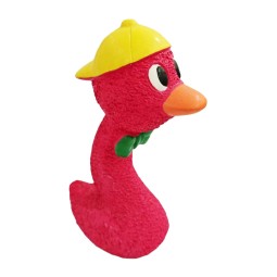 Fruits et poulet en latex - Jouet à mâcher couineur amusant - Latex durable - 15 x 10 x 8 cm