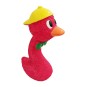 Fruits et poulet en latex - Jouet à mâcher couineur amusant - Latex durable - 15 x 10 x 8 cm