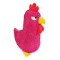Fruits et poulet en latex - Jouet à mâcher couineur amusant - Latex durable - 15 x 10 x 8 cm