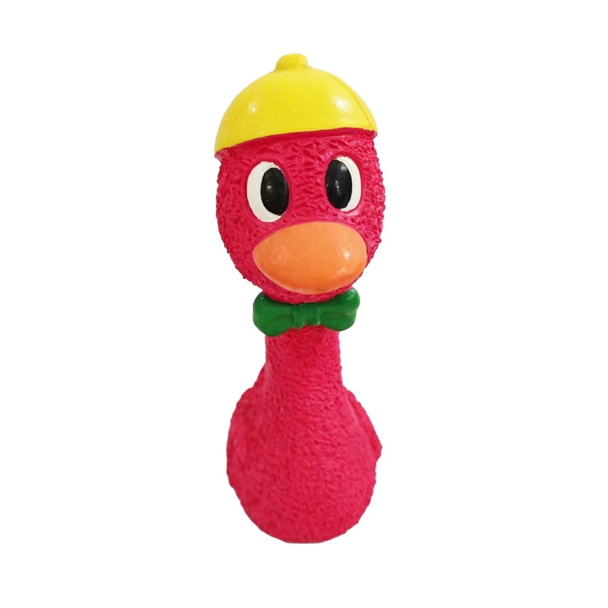Fruits et poulet en latex - Jouet à mâcher couineur amusant - Latex durable - 15 x 10 x 8 cm