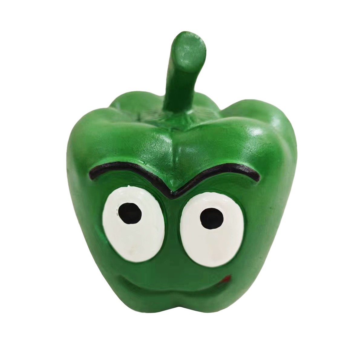 Lot de 6 légumes mélangés en latex - Jouet à mâcher coloré - Latex durable - 12 x 7 x 7 cm