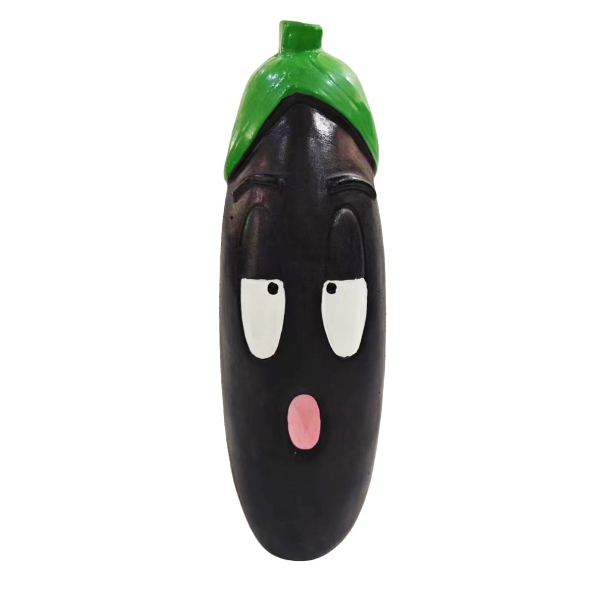 Lot de 6 légumes mélangés en latex - Jouet à mâcher coloré - Latex durable - 12 x 7 x 7 cm