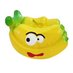 Lot de 6 salades de fruits en latex - Jouet à mâcher coloré - Latex durable - 10 x 8 x 8 cm