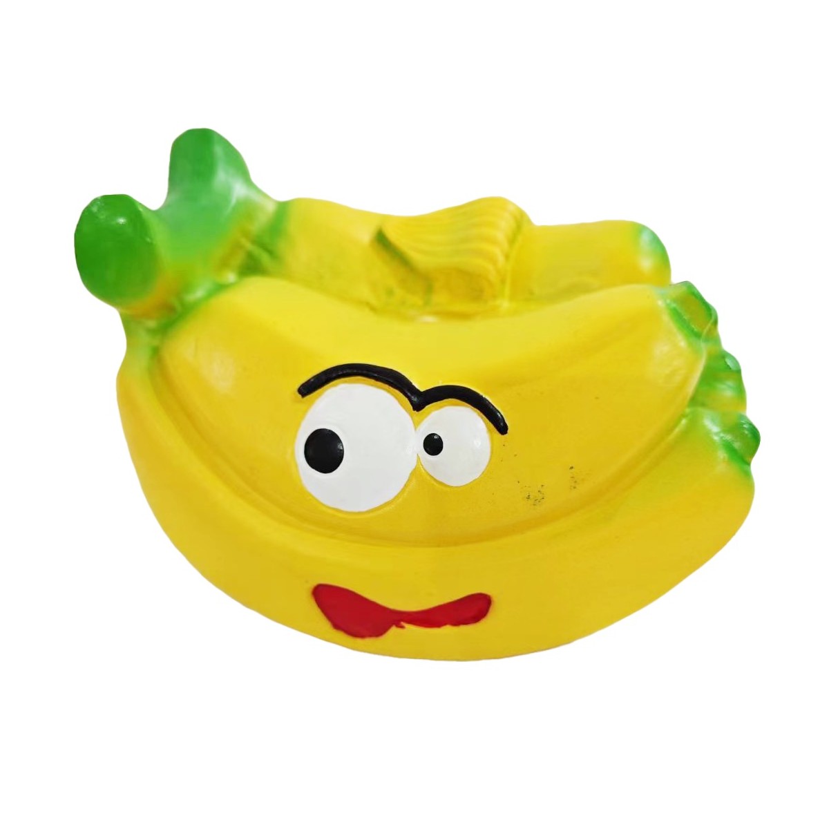 Lot de 6 salades de fruits en latex - Jouet à mâcher coloré - Latex durable - 10 x 8 x 8 cm