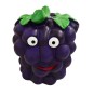 Lot de 6 salades de fruits en latex - Jouet à mâcher coloré - Latex durable - 10 x 8 x 8 cm