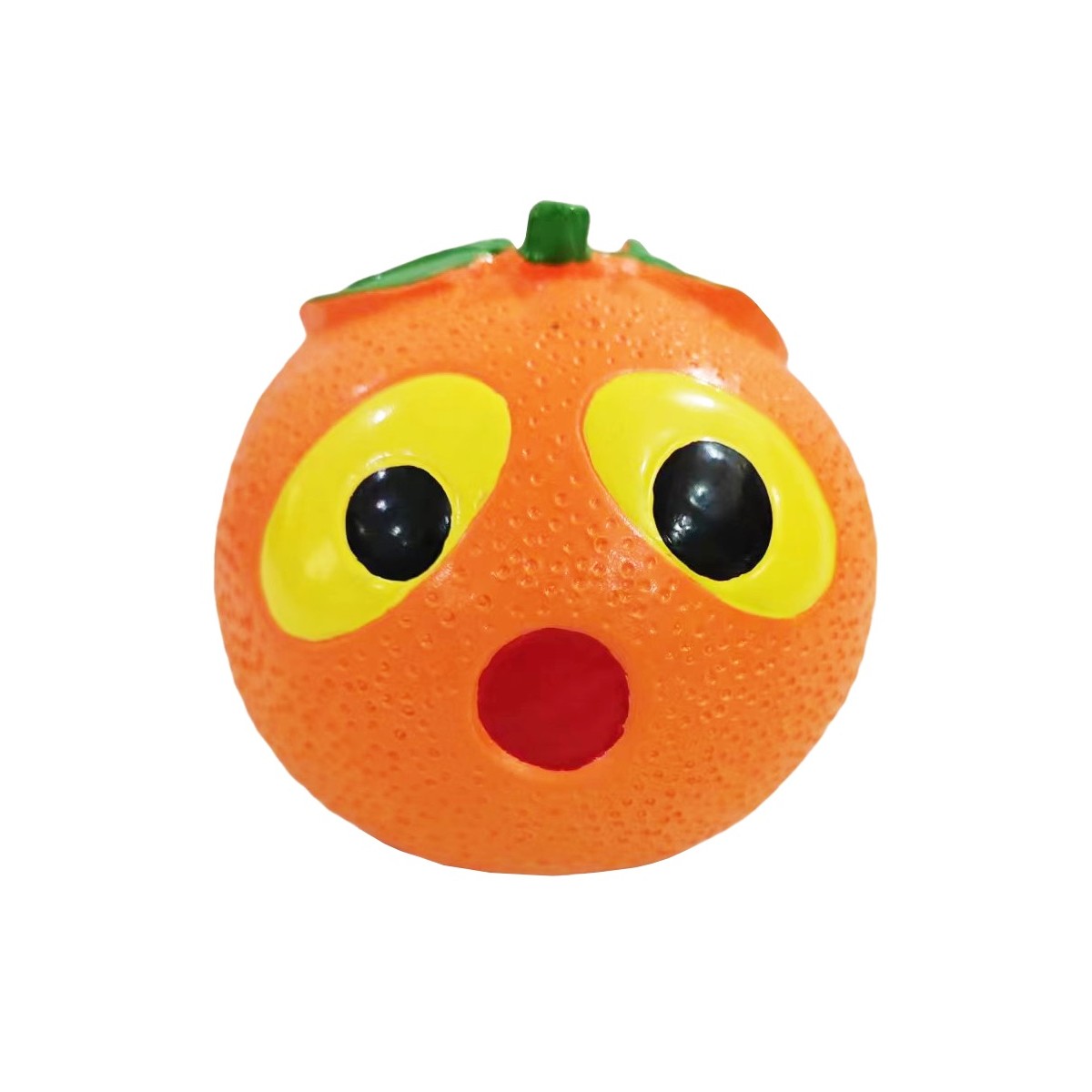 Lot de 6 salades de fruits en latex - Jouet à mâcher coloré - Latex durable - 10 x 8 x 8 cm