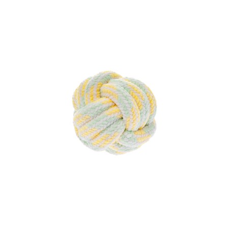 Jouet balle en corde chenille - Jouet à mâcher et à tirer durable - Chanvre Canapa naturel