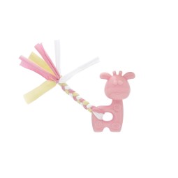 Jouet pour bébé - Ensemble de jeu et de mastication durable - Mélange TPR et tissu - 9 cm, lot de 12