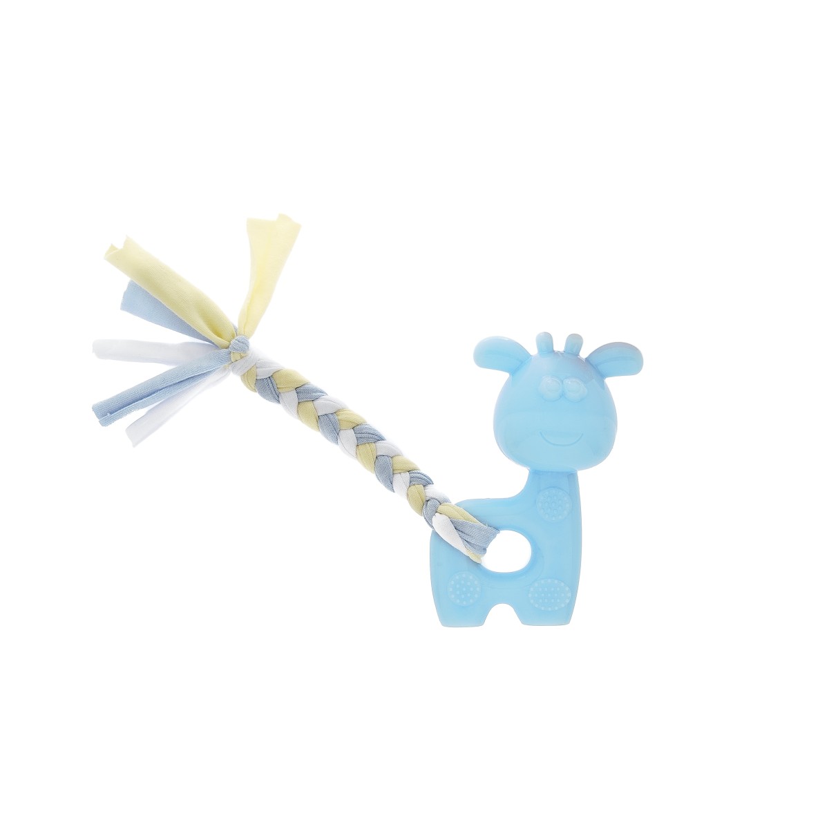 Jouet pour bébé - Ensemble de jeu et de mastication durable - Mélange TPR et tissu - 9 cm, lot de 12