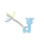 Jouet pour bébé - Ensemble de jeu et de mastication durable - Mélange TPR et tissu - 9 cm, lot de 12