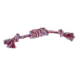 Jouet en coton et jute - Jouet de récupération en corde durable - Coton - 43 cm