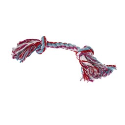 Jouet en os en coton et jute - Jouet de récupération en corde durable - Coton - 29cm