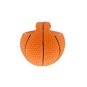 Ballons de basket en latex avec poignée - Jouet à mâcher et à jouer durable - Ensemble de 6 pièces - 12 cm