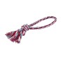 Jouet en coton et jute - Corde résistante avec poignée épaisse - Coton - 40 cm