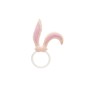 Anneaux pour lapin - Jouet à mâcher avec oreilles de lapin - Ensemble de 9 pièces - 23,5 cm
