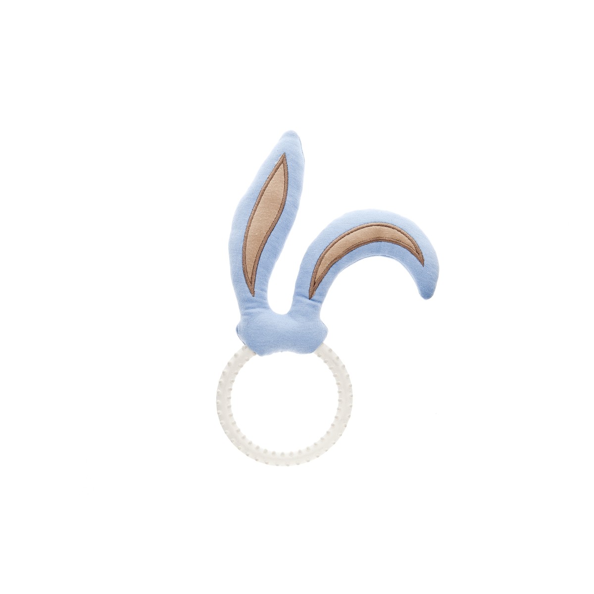 Anneaux pour lapin - Jouet à mâcher avec oreilles de lapin - Ensemble de 9 pièces - 23,5 cm
