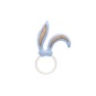 Anneaux pour lapin - Jouet à mâcher avec oreilles de lapin - Ensemble de 9 pièces - 23,5 cm