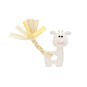Jouet girafe - Queue en tissu à mâcher et à jouer - Lot de 12 pièces - 12 x 9 cm