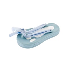 Tongs en latex pour bébé - Modèle de sandale amusant à mâcher et à jouer - Lot de 12 pièces - 12 cm