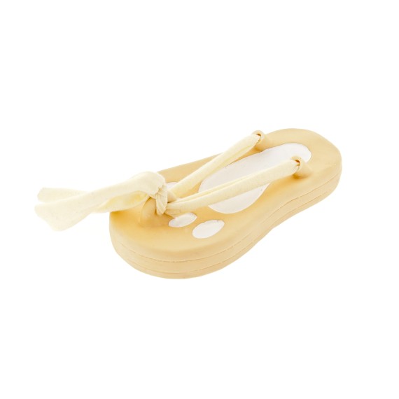 Tongs en latex pour bébé - Modèle de sandale amusant à mâcher et à jouer - Lot de 12 pièces - 12 cm