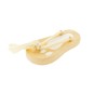 Tongs en latex pour bébé - Modèle de sandale amusant à mâcher et à jouer - Lot de 12 pièces - 12 cm
