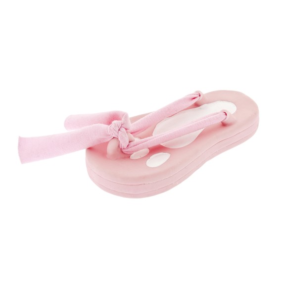 Tongs en latex pour bébé - Modèle de sandale amusant à mâcher et à jouer - Lot de 12 pièces - 12 cm