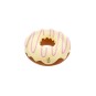Jouets pour animaux en latex Donuts - Motif à mâcher coloré - Lot de 4 - 11 cm