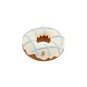 Jouets pour animaux en latex Donuts - Motif à mâcher coloré - Lot de 4 - 11 cm