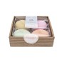 Macarons en latex pour animaux de compagnie – Motif à mâcher coloré – Lot de 4 pièces – 7,5 cm