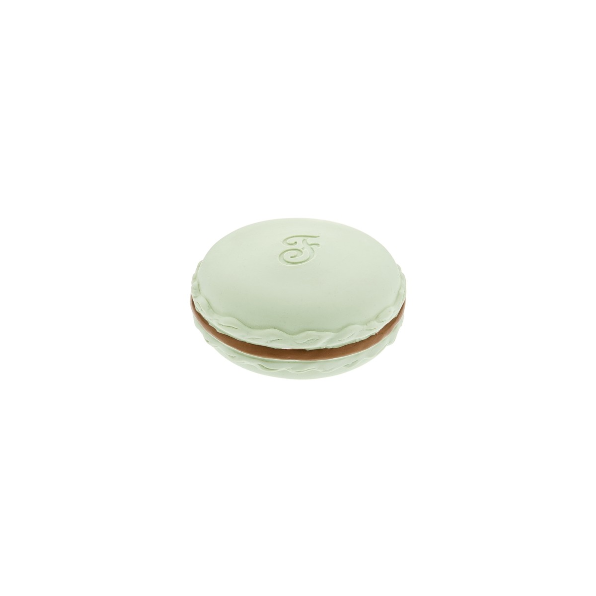 Macarons en latex pour animaux de compagnie – Motif à mâcher coloré – Lot de 4 pièces – 7,5 cm