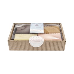 Biscuits en latex pour animaux de compagnie - Motif à mâcher coloré - Lot de 4 - 8 cm