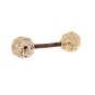 Jouet Matatabi Dumbell - Naturel à mâcher et à jouer - Paquet de 6 - 15 cm