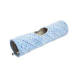 Tunnel souple pour animaux de compagnie - Cachette confortable et espace de jeu - Polyester - GTT658-P