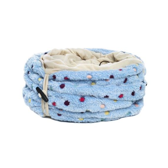 Tunnel souple pour animaux de compagnie - Cachette confortable et espace de jeu - Polyester - GTT658-P