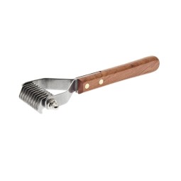 Lames de décapage – Élimine les poils morts et détachés – Outil de toilettage professionnel – Acier inoxydable durable - PG10-P