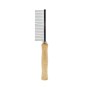 Peigne anti-tiques – Peigne en acier avec manche en bois – Accessoire de toilettage pour animaux - PTT1000B-P