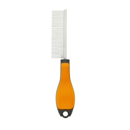 Peigne fin 3,5 x 20 cm – Outil anti-puces et tiques – Plastique et acier durables – Peigne de toilettage pour animaux - PTT270-P