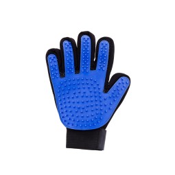 Gant de toilettage pour animaux – Toilettage et épilation – Maille et caoutchouc – Brosse douce pour chiens et chats - PTTS101-P