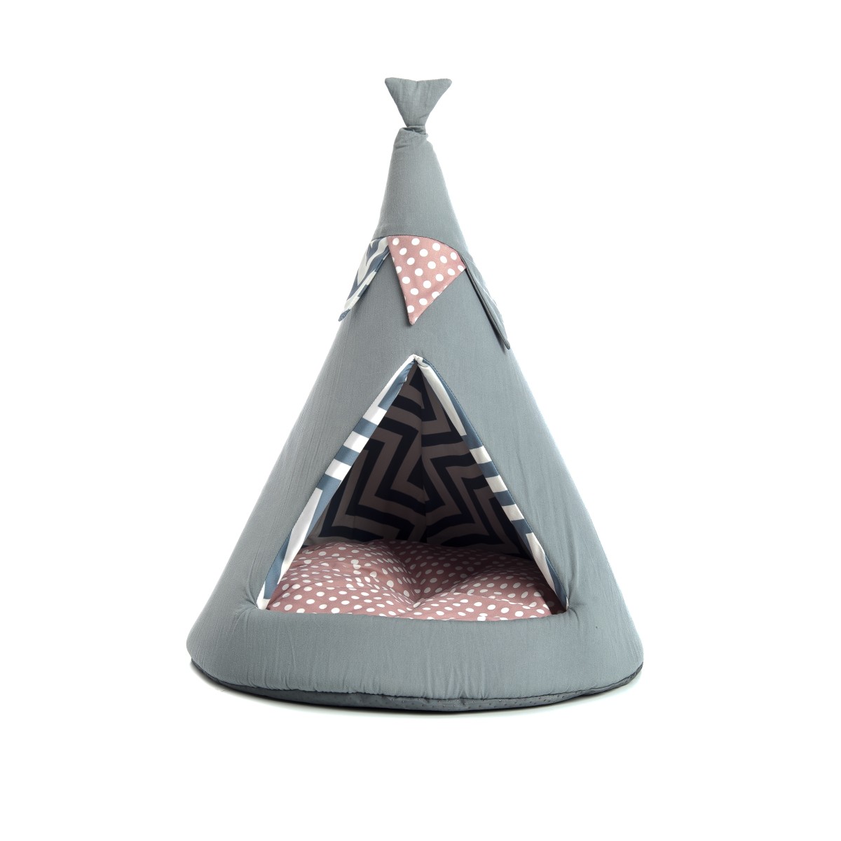 Tendotto – Lit tente en polyester pour animaux – Cachette confortable et antidérapante – Confort et sécurité - T1109-P