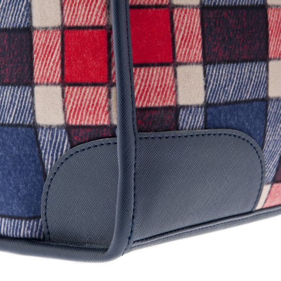 Sac de transport Mokka – Avec poche, laisse de sécurité et sac en tissu – Similicuir et polyester - T1112-P