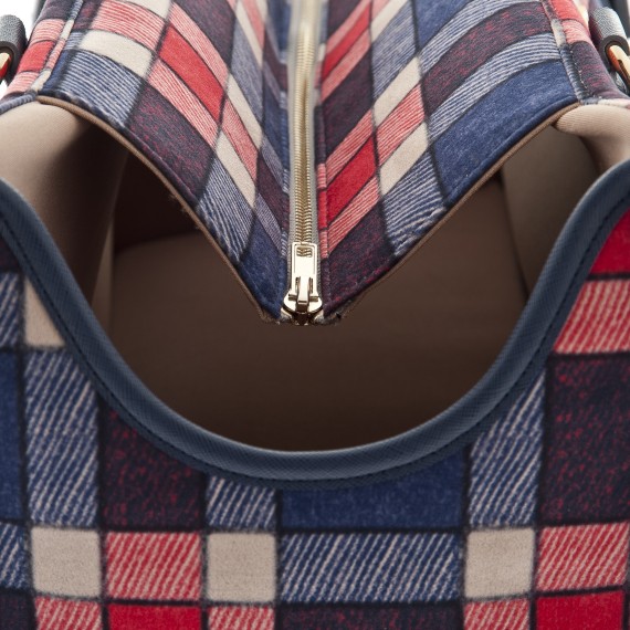 Sac de transport Mokka – Avec poche, laisse de sécurité et sac en tissu – Similicuir et polyester - T1112-P