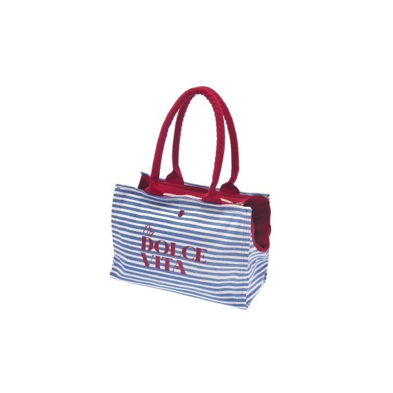 Sac de transport chien – sécurisé & confortable – avec laisse intérieure – toile de coton - T1137-P