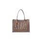 Sac de transport Belle – Avec laisse intérieure – PVC, similicuir et coton – 40x30x20 cm - T1177-P